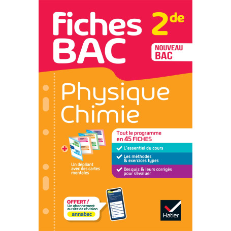 Fiches bac - Physique-Chimie 2de