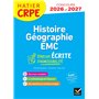 Histoire-Géographie-EMC- CRPE 2026-2027 - Epreuve écrite d'admissibilité