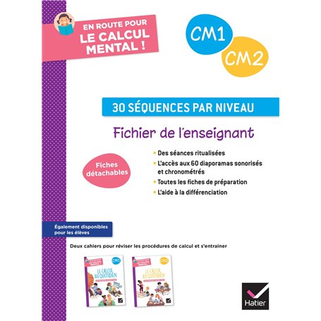 En route pour le calcul mental ! CM - Ed. 2024 - Fichier enseignant
