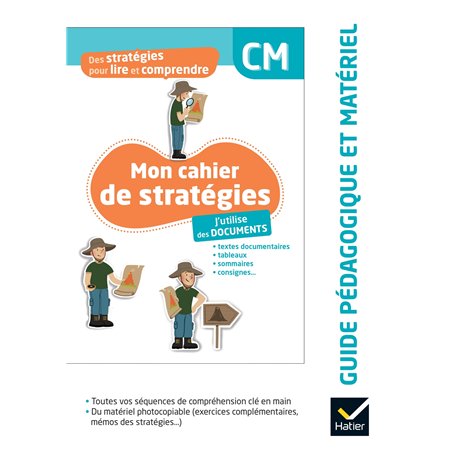 Des stratégies pour lire et comprendre- J'utilise des documents CM - Ed. 2024 - Guide pédagogique