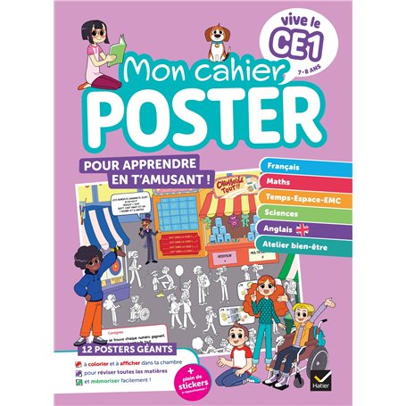 Vive le CE1 - Mon cahier poster