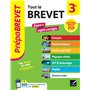Prépabrevet - Tout le nouveau brevet 2026 - 3e (toutes les matières)