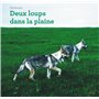 Deux loups dans la plaine