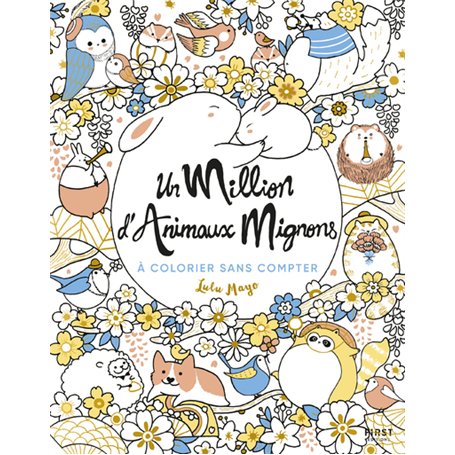 Un million d'animaux mignons à colorier sans compter