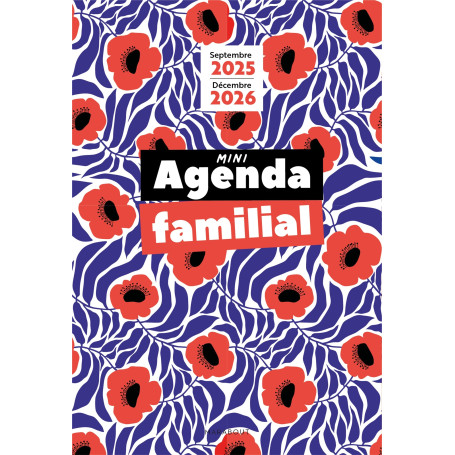 Mini agenda familial 2025-2026