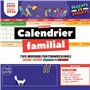 Grand calendrier familial mensuel 2025-2026