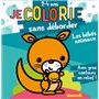 Je colorie sans déborder (2-4 ans) - Les bébés animaux T8a - Avec gros contours en relief !