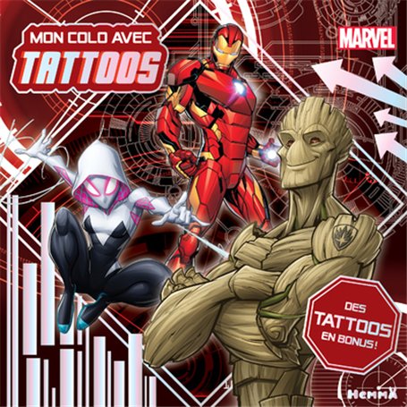 Marvel - Mon colo avec tattoos - Des tattoos en bonus ! 5,82 €