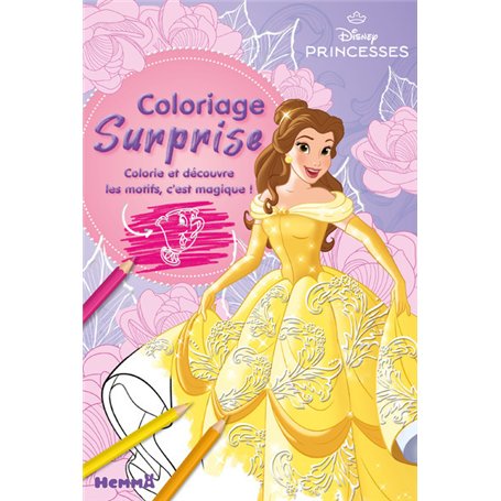 Disney Princesses - Coloriage surprise - Colorie et découvre les motifs