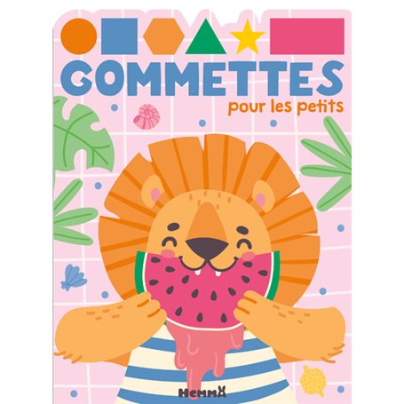 Gommettes pour les petits (Lion pastèque)