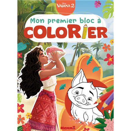 Disney Vaiana 2 - Mon premier bloc à colorier