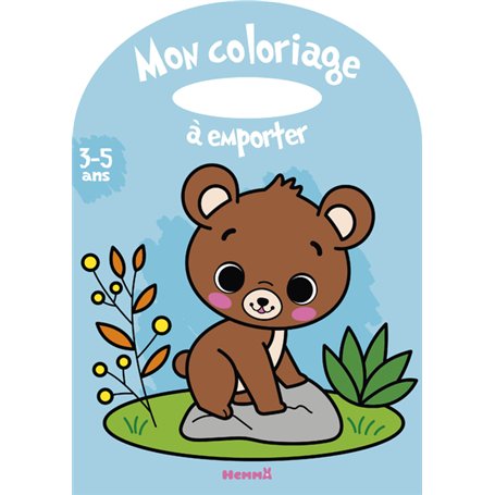 Mon coloriage à emporter (3-5 ans) (Ourson)