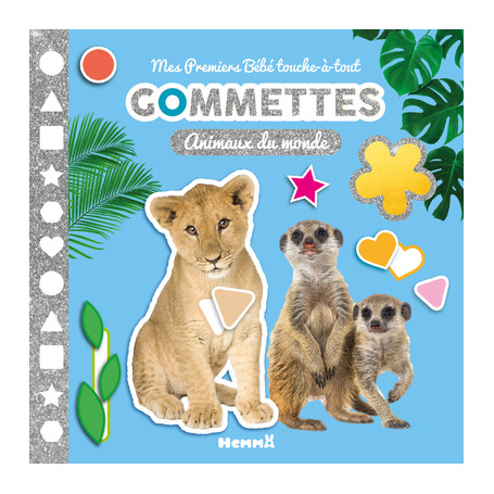 Mes Premiers Bébé touche-à-tout - Gommettes - Animaux du monde