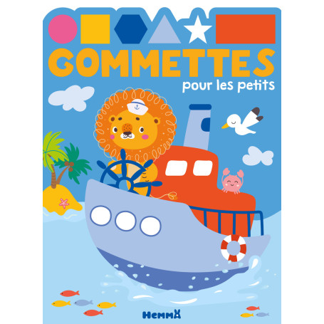Gommettes pour les petits (Lion bateau)