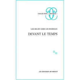 Devant le temps : histoire de l'art et anachronisme des images 23,48 €