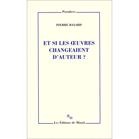 Et si les oeuvres changeaient d'auteur 17,61 €