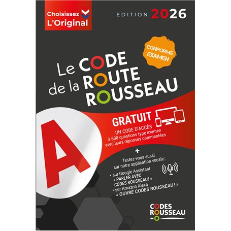 CODE DE LA ROUTE ROUSSEAU B 2026