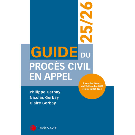 Guide du procès civil en appel 25/26