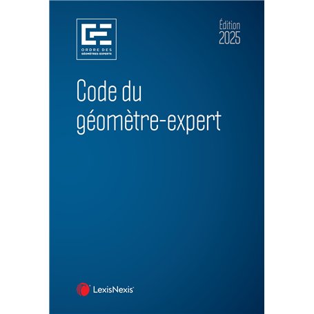 Code du géomètre-expert 2025