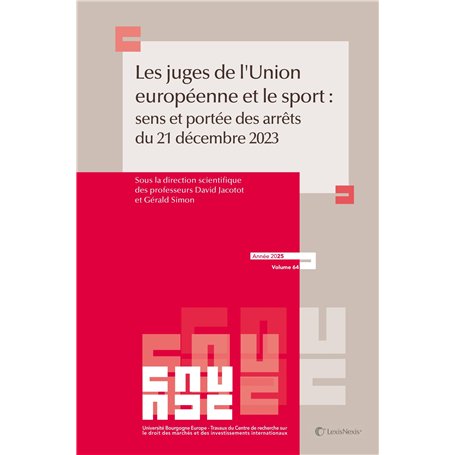 Les juges de l'Union européenne et le sport