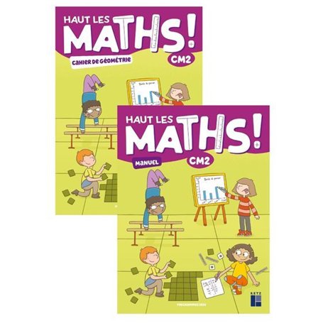 Haut les maths CM2 - Manuel + cahier de géométrie 2022 16,54 €