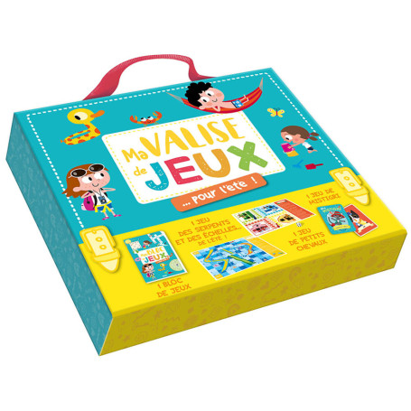 Ma valise de jeux... Pour les vacances !