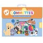 Ma pochette de 50 grandes gommettes - Petits chiens et petits chats