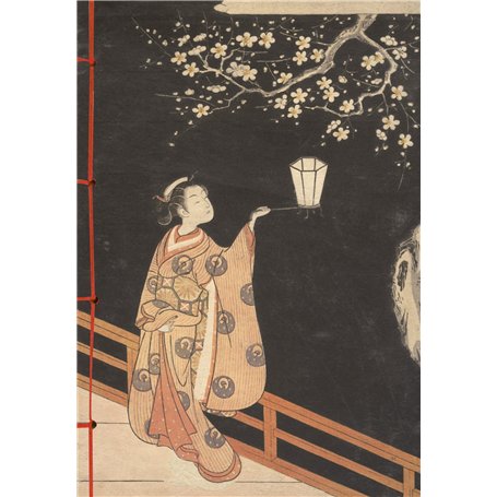 Carnet Hazan Prunier dans l'estampe japonaise 16 x 23 cm (papeterie)