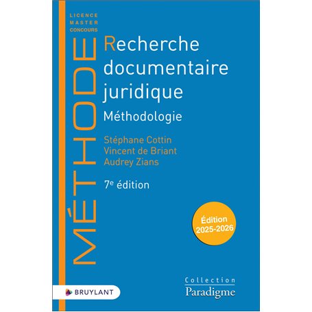Recherche documentaire juridique - Méthodologie