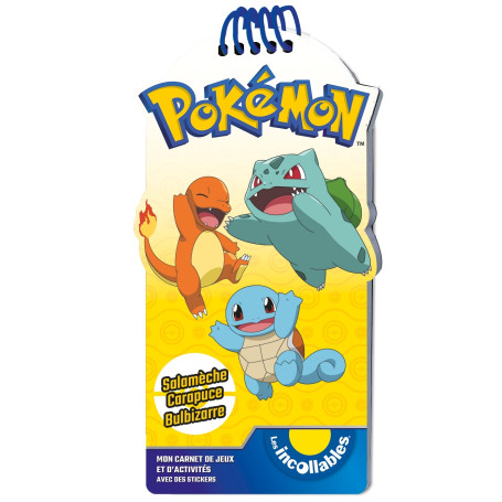 Pokémon - Mon carnet de jeux et d'activités avec stickers - Salamèche, Carapuce et Bulbizarre 11,64 €