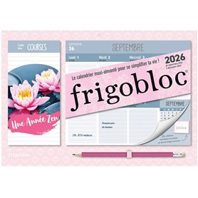 Mini Frigobloc Hebdomadaire 2026 Une Année Zen (de sept. 2025 à déc. 2026)