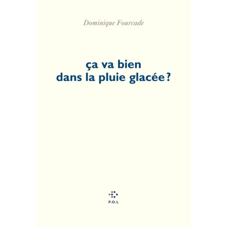 Ça va bien dans la pluie glacée ?