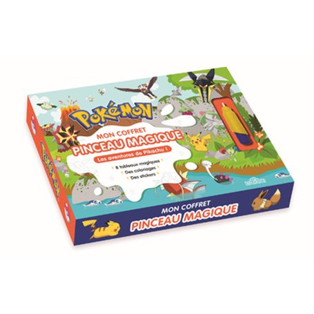 Pokémon - Mon coffret pinceau magique - Les aventures de Pikachu !