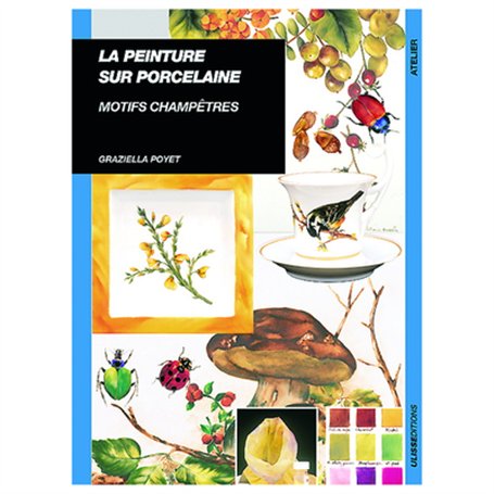 PEINTURE SUR PORCELAINE MOTIFS CHAMPETRES 17,12 €