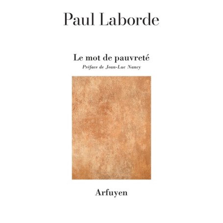 Le mot de pauvreté 13,70 €
