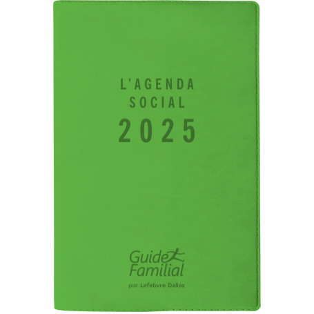 L'agenda social 2025 - Edition vert pomme