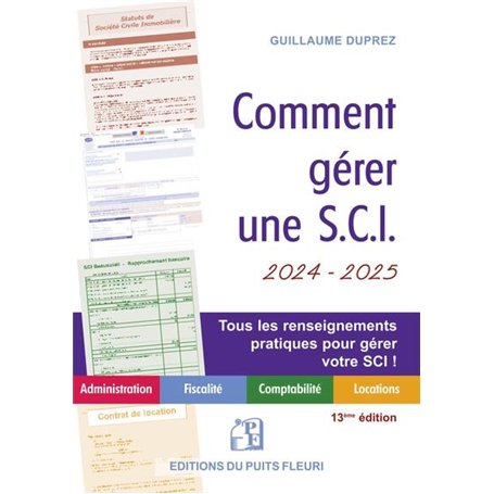 Comment gérer une SCI 2024 / 2025 28,38 €