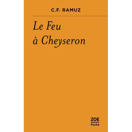 Le Feu à Cheyseron