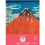 Fuji rouge - Hokusai - Carnet de croquis japonais