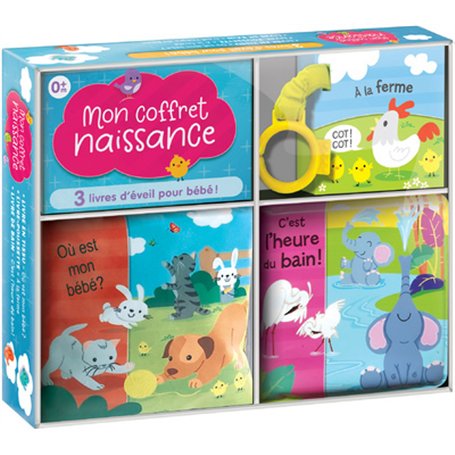 Mon coffret naissance - 3 livres d'éveil pour bébé 16,59 €