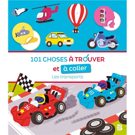 101 choses à trouver et à coller: ça bouge !