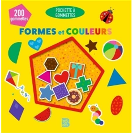 Formes et couleurs 200 gommettes 3-4 ans