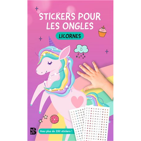 Stickers pour les ongles: Les licornes