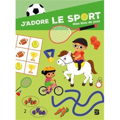 Vive le sport !: Livre d'autocollants