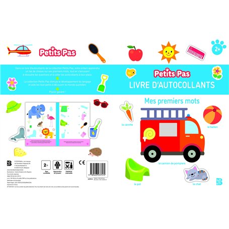 Petits Pas autocollants: Mes premiers mots