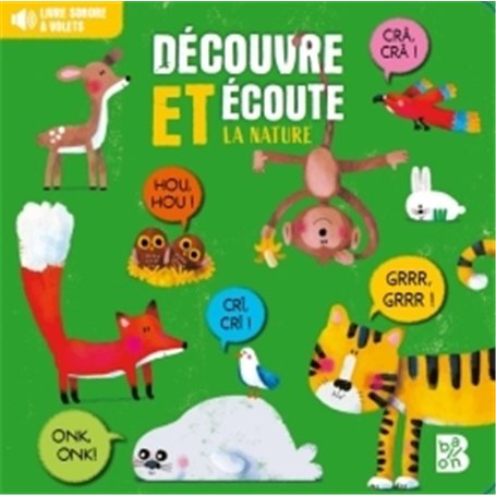 Livre sonore avec flap La nature !