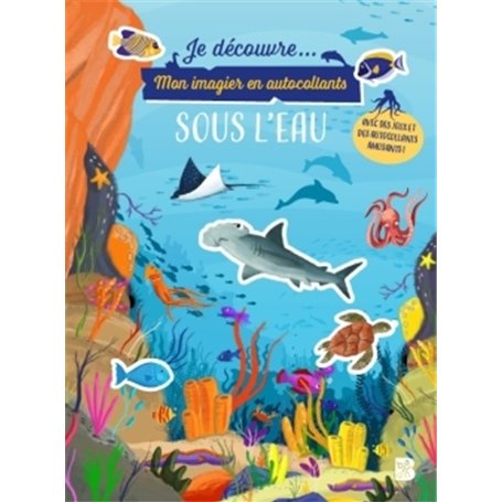 Mon imagier en autocollants : Sous l'eau
