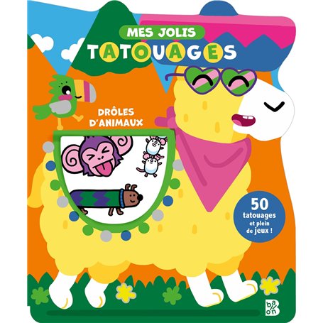 Tatouages avec découpe: Drôles d'animaux