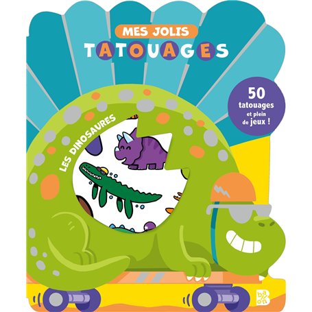 Tatouages avec découpe:  Les dinosaures