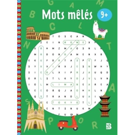 Mots mêlés 9+
